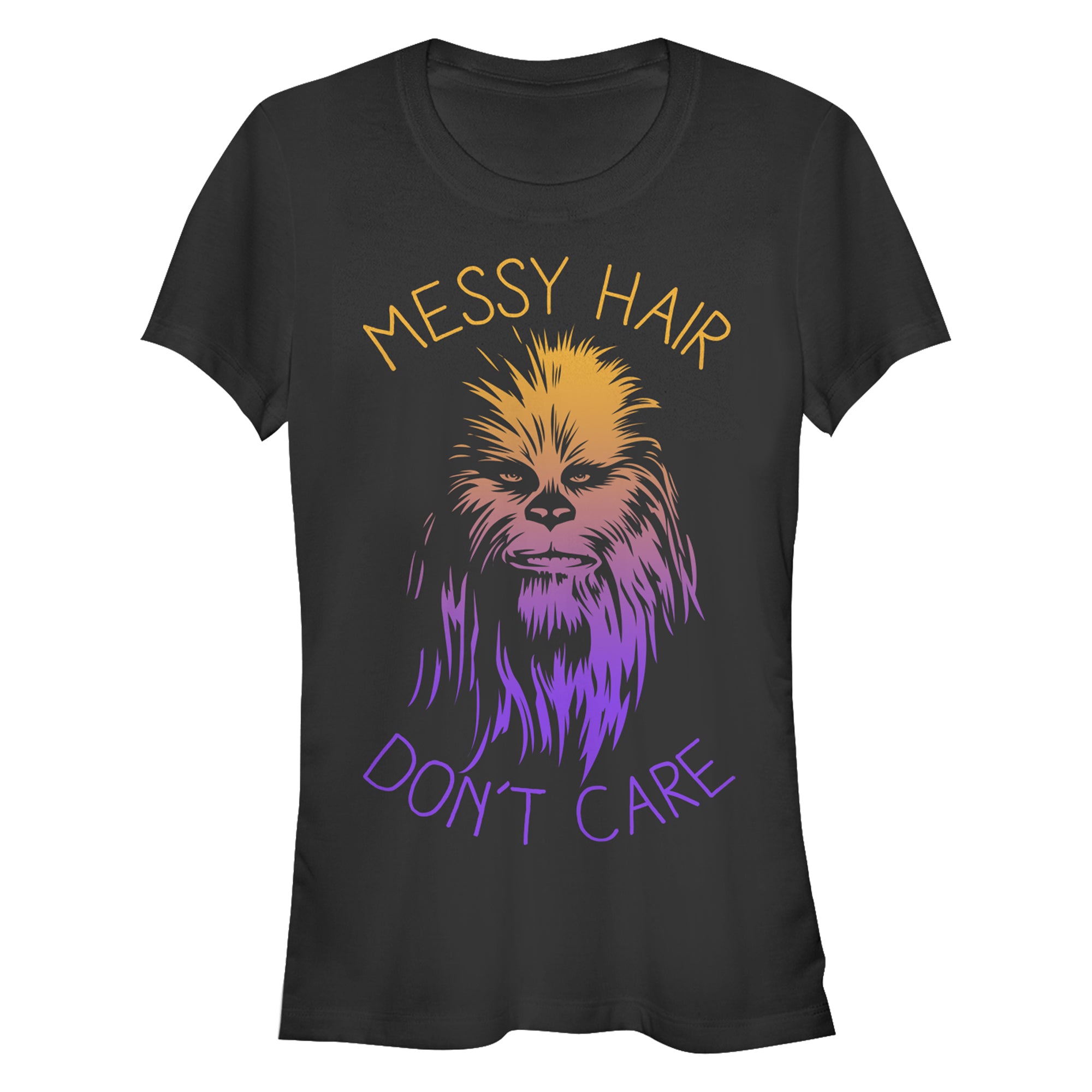 Junior's Star Wars Messy Hairs T-Shirt